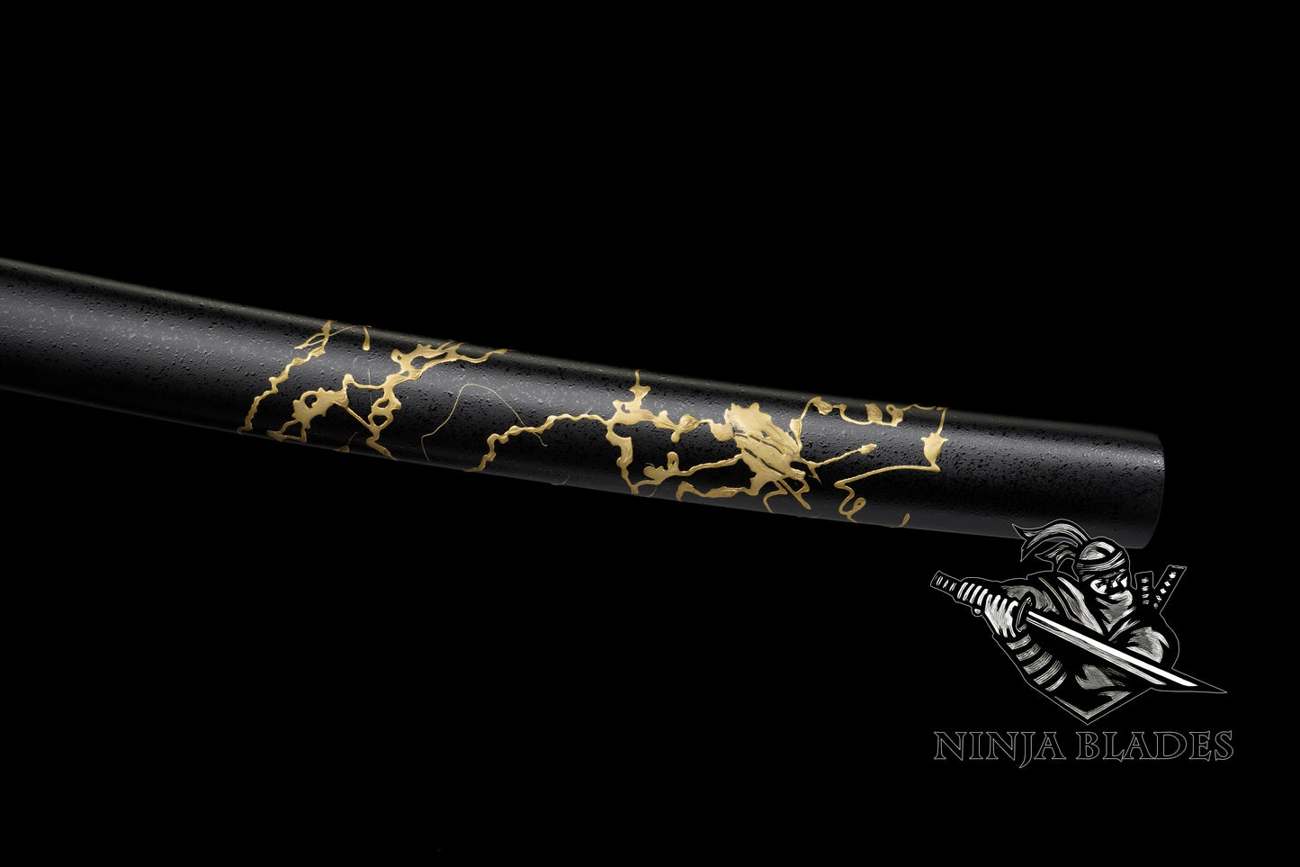 GOY Atsu Gilded Night Katana Damascus Steel Version