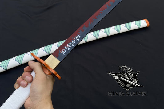 Kyojuro Rengoku Nichirin Katana Replica – Customizable Edge