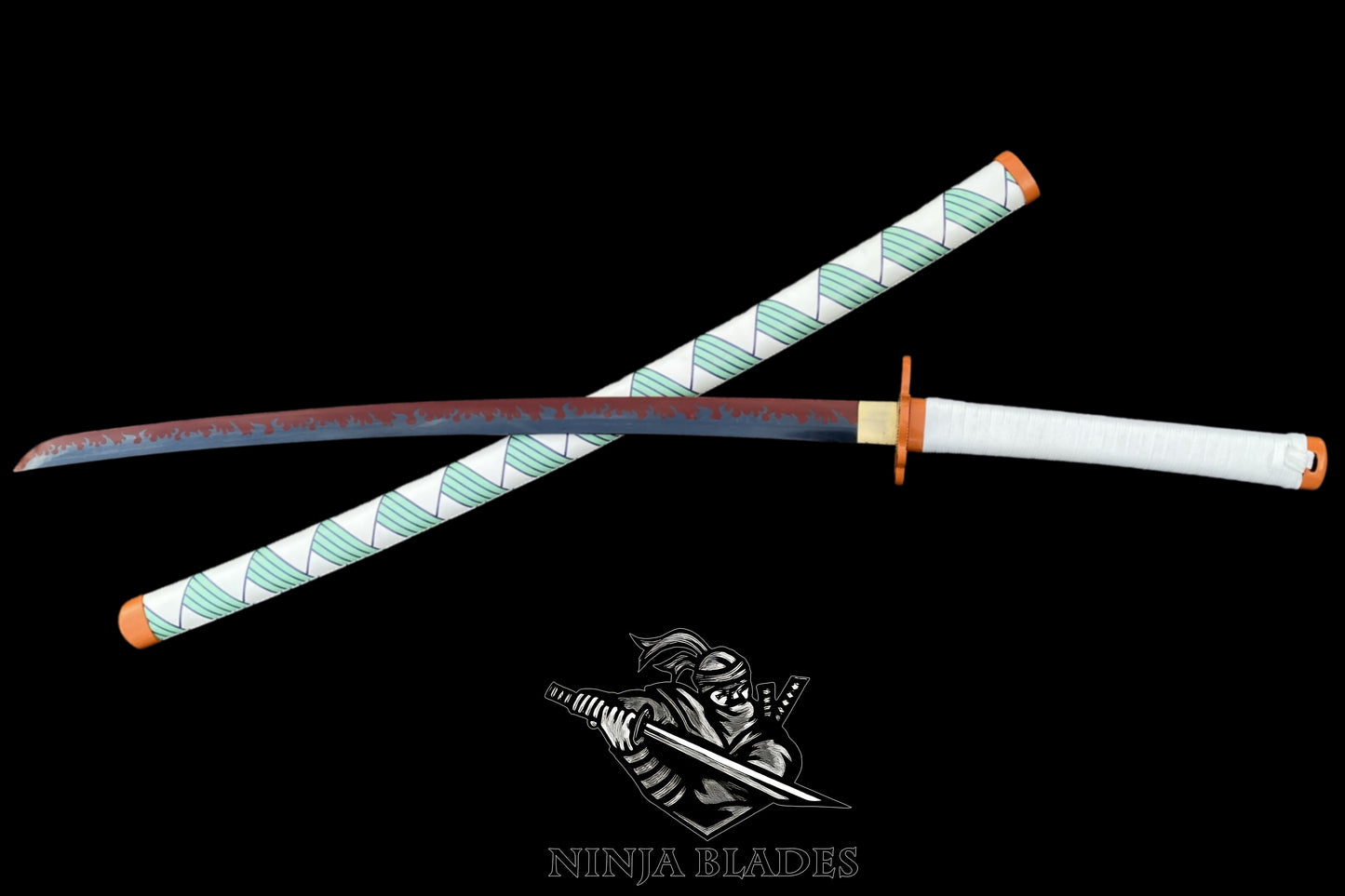 Kyojuro Rengoku Nichirin Katana Replica – Customizable Edge