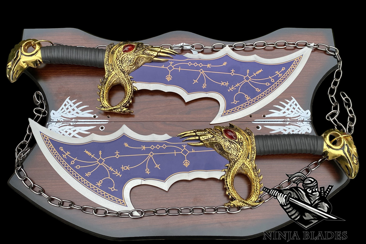 GOW Norse Steel Blades of Chaos Steel Replica