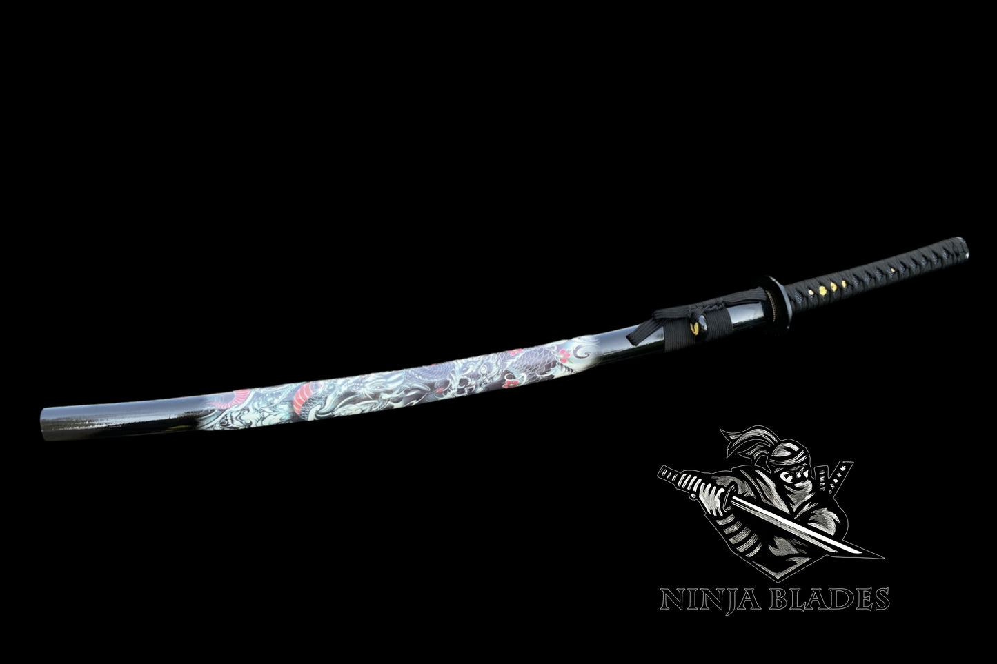 Black Dragon Hand Forged 1065 Carbon Steel Samurai Katana