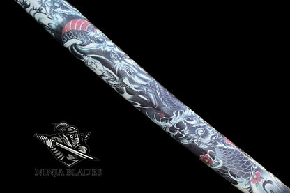 Black Dragon Hand Forged 1065 Carbon Steel Samurai Katana