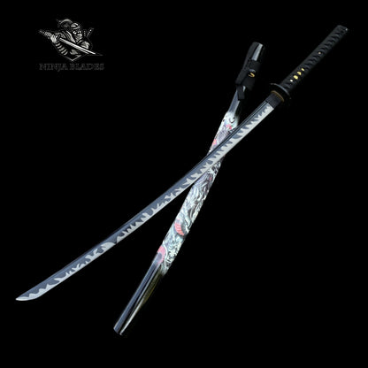 Black Dragon Hand Forged 1065 Carbon Steel Samurai Katana