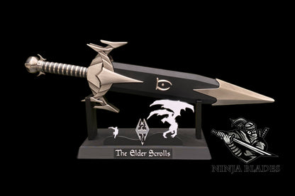 Skyrim Mehrunes Dagon Razor Game Dagger Metal Replica - Blunt Blade Prop