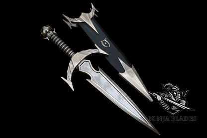 Skyrim Mehrunes Dagon Razor Game Dagger Metal Replica - Blunt Blade Prop
