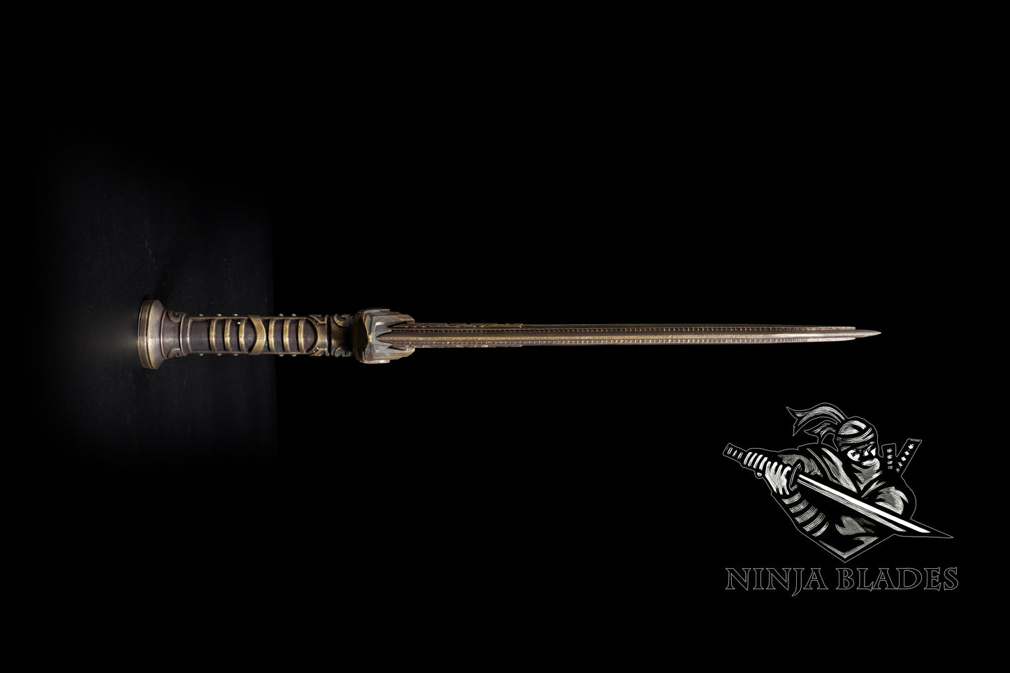 Brass Forged Skyrim Dwarven Dagger Replica - Blunt Blade Prop