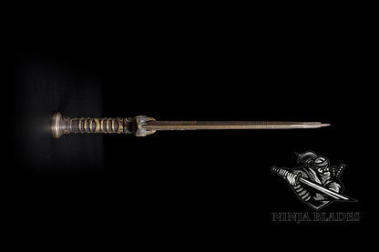 Brass Forged Skyrim Dwarven Dagger Replica - Blunt Blade Prop