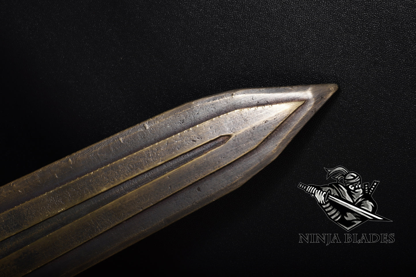 Brass Forged Skyrim Dwarven Dagger Replica - Blunt Blade Prop