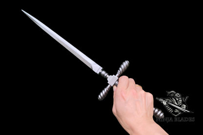 Soul Game Classical Misericorde Dagger Metal Replica - Blunt Blade Prop