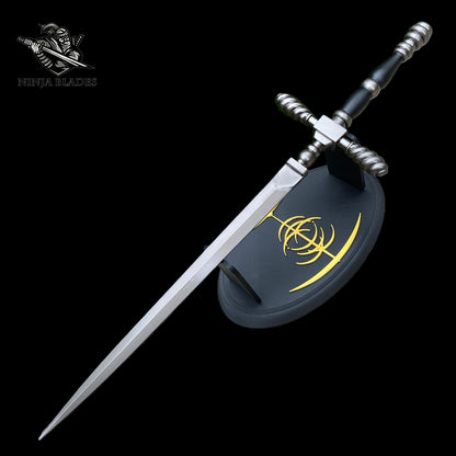 Soul Game Classical Misericorde Dagger Metal Replica - Blunt Blade Prop