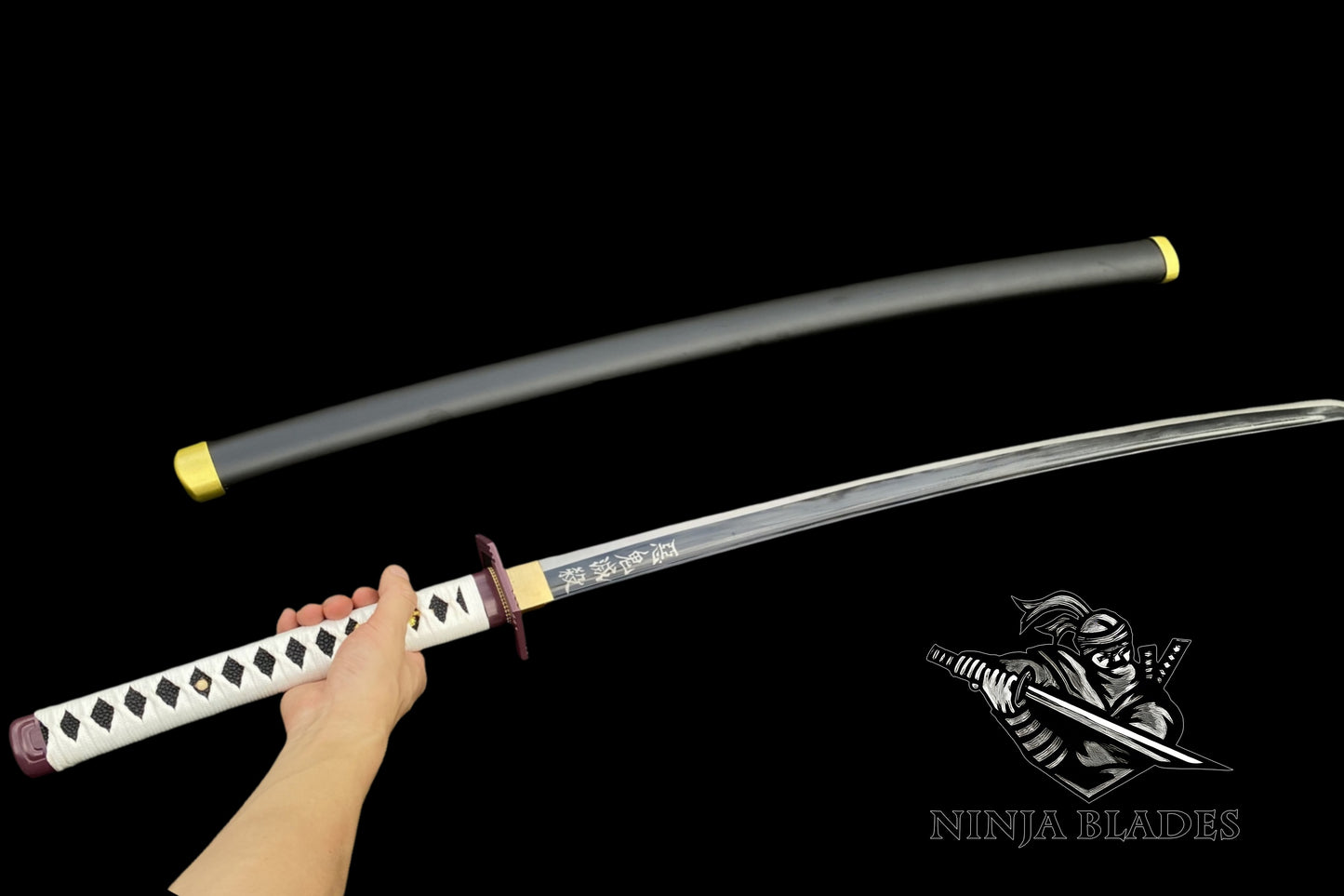 Giyu Tomioka Nichirin Katana Replica – Customizable Edge