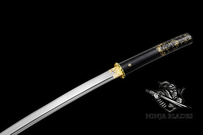 GOY Atsu Gilded Night Katana Carbon Steel Version