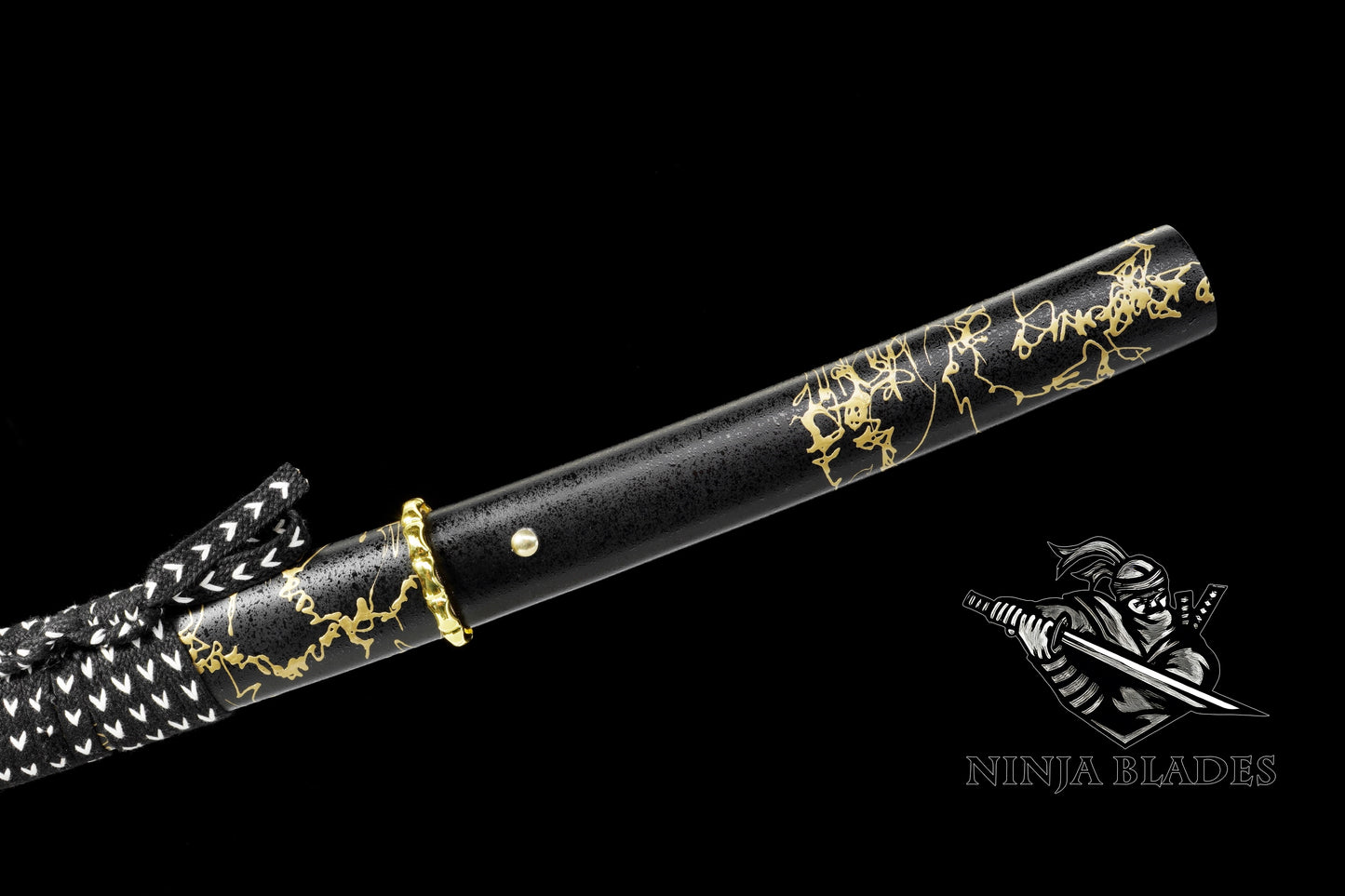 GOY Atsu Gilded Night Katana Carbon Steel Version
