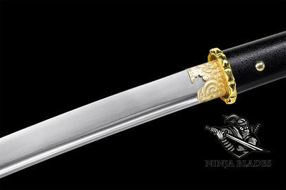 GOY Atsu Gilded Night Katana Carbon Steel Version
