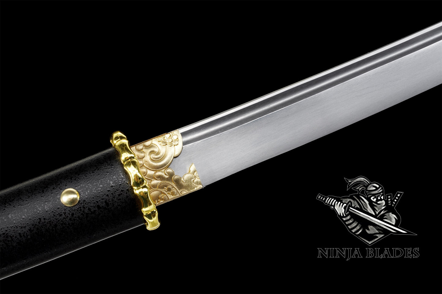 GOY Atsu Gilded Night Katana Carbon Steel Version