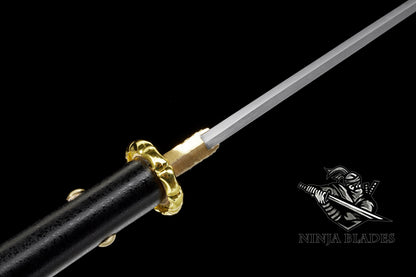 GOY Atsu Gilded Night Katana Carbon Steel Version