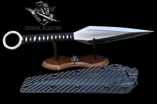 Hand-forged Atsu Tactical Ninja Kunai 440C Steel Version (Unsharpened / Customizable Edge)