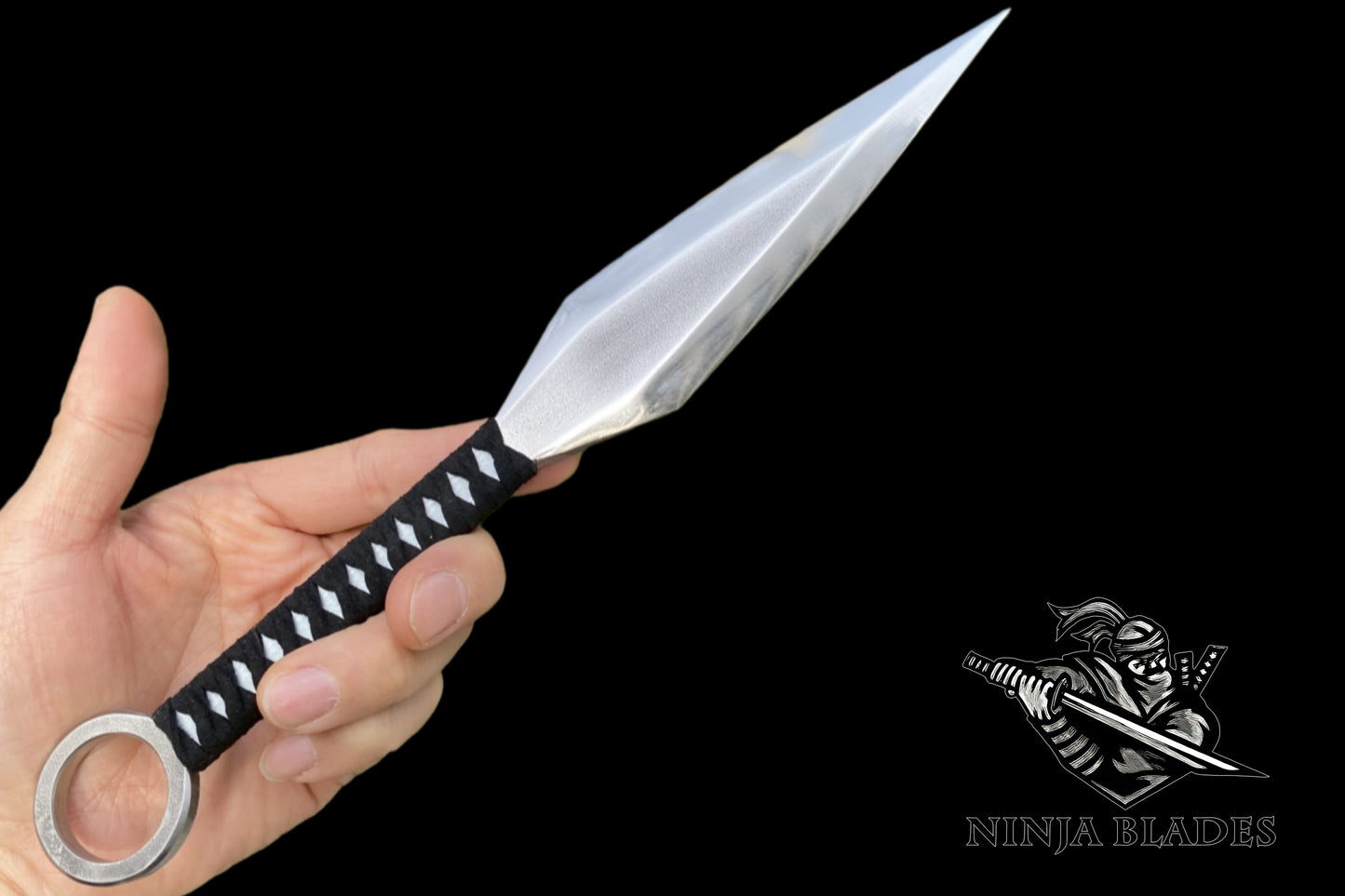 Hand-forged Atsu Tactical Ninja Kunai 440C Steel Version (Unsharpened / Customizable Edge)