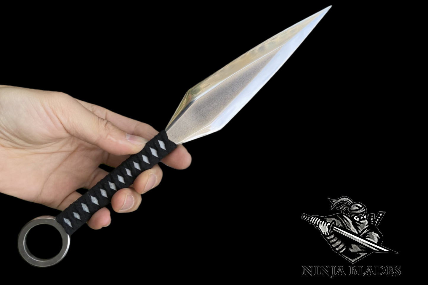 Hand-forged Atsu Tactical Ninja Kunai 440C Steel Version (Unsharpened / Customizable Edge)