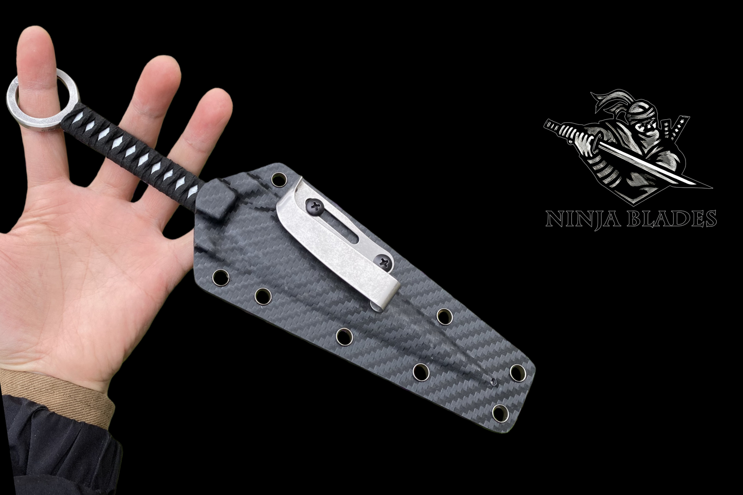 Hand-forged Atsu Tactical Ninja Kunai 440C Steel Version (Unsharpened / Customizable Edge)