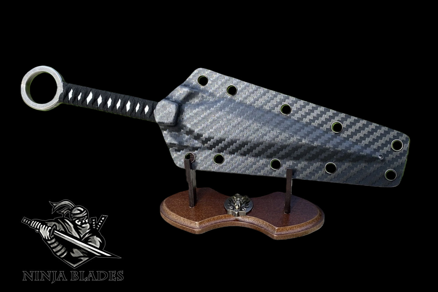 Hand-forged Atsu Tactical Ninja Kunai 440C Steel Version (Unsharpened / Customizable Edge)