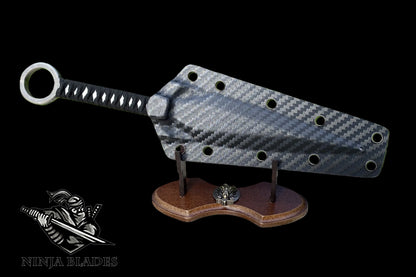 Hand-forged Atsu Tactical Ninja Kunai 440C Steel Version (Unsharpened / Customizable Edge)