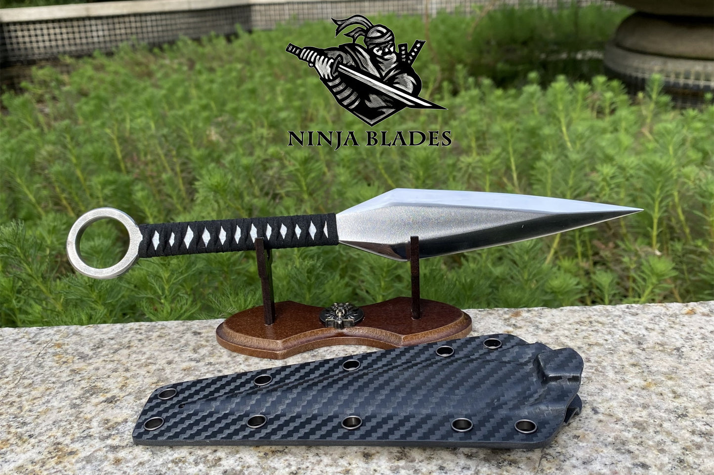 Hand-forged Atsu Tactical Ninja Kunai 440C Steel Version (Unsharpened / Customizable Edge)