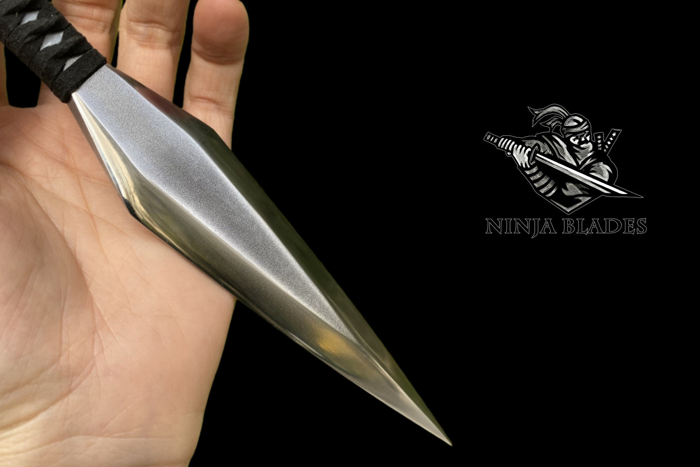 Hand-forged Atsu Tactical Ninja Kunai 440C Steel Version (Unsharpened / Customizable Edge)