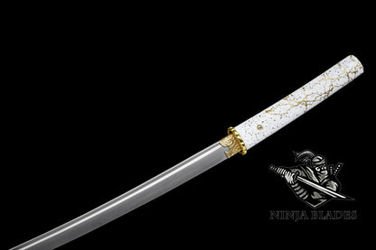 GOY Atsu Gilded Dawn Katana Damascus Steel Version