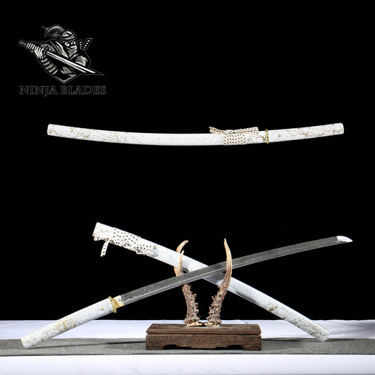 GOY Atsu Gilded Dawn Katana Damascus Steel Version
