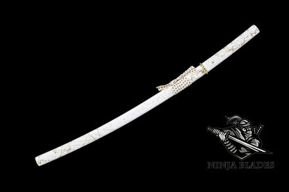 GOY Atsu Gilded Dawn Katana Damascus Steel Version