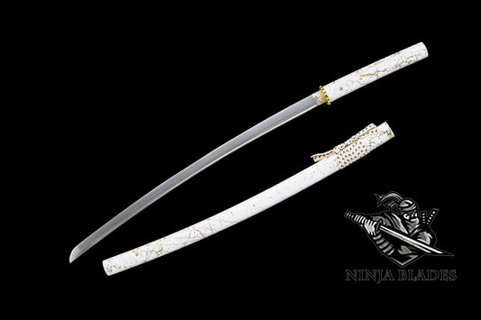 GOY Atsu Gilded Dawn Katana Damascus Steel Version