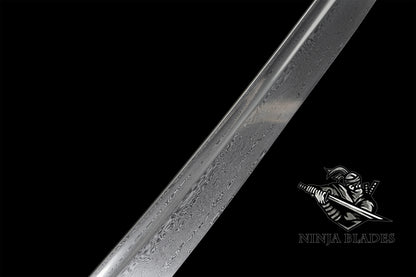 GOY Atsu Gilded Dawn Katana Damascus Steel Version