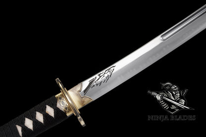 Hand-Forged GOY Katana Atsu Wolf Blade T10 Steel Version