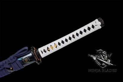 GOT Hand-Forged Damascus Steel Jin Sakai Katana & Tanto Set
