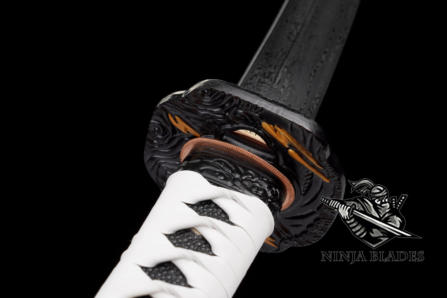 GOT Hand-Forged Damascus Steel Jin Sakai Katana & Tanto Set