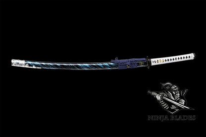 GOT Hand-Forged Damascus Steel Jin Sakai Katana & Tanto Set