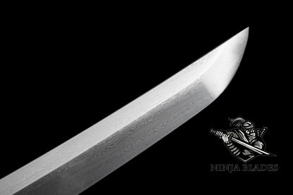 GOT Hand-Forged Damascus Steel Jin Sakai Katana & Tanto Set