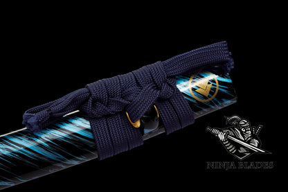 GOT Hand-Forged Damascus Steel Jin Sakai Katana & Tanto Set