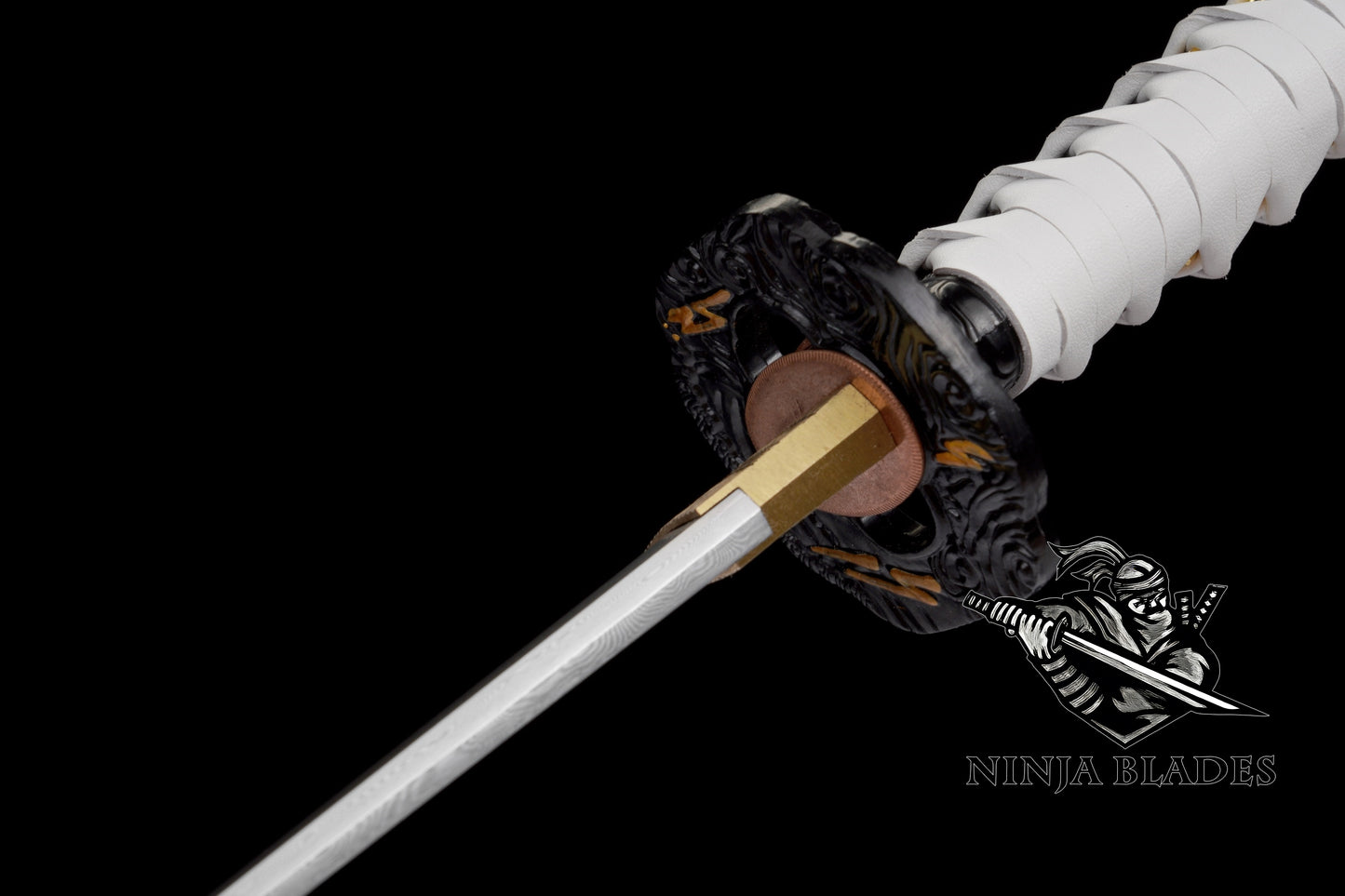 GOT Hand-Forged Damascus Steel Jin Sakai Katana & Tanto Set