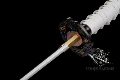 GOT Hand-Forged Damascus Steel Jin Sakai Katana & Tanto Set