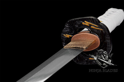 GOT Hand-Forged Damascus Steel Jin Sakai Katana & Tanto Set