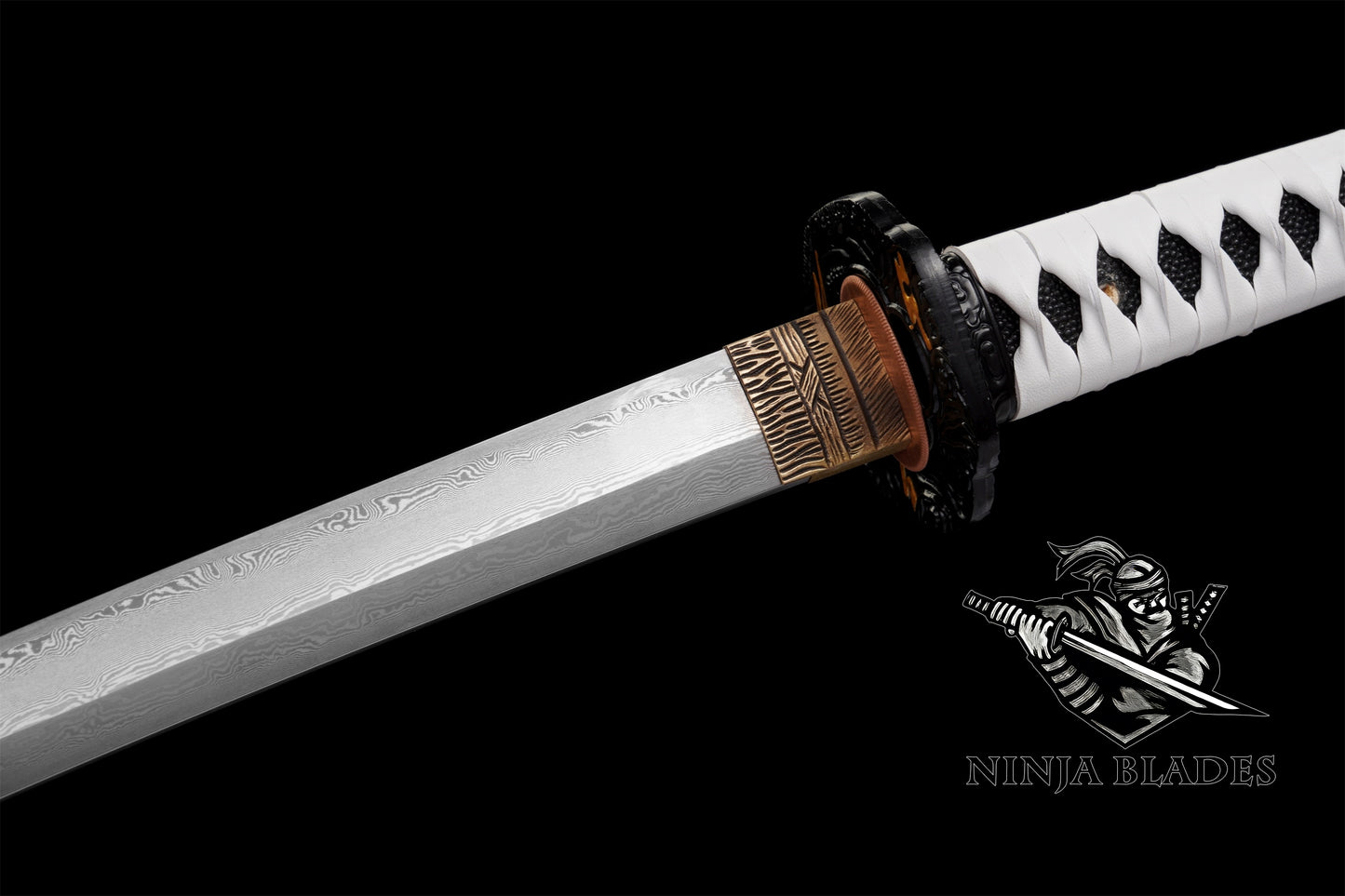 GOT Hand-Forged Damascus Steel Jin Sakai Katana & Tanto Set