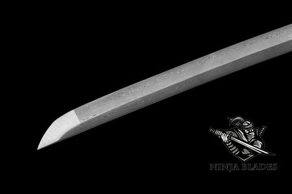 GOT Hand-Forged Damascus Steel Jin Sakai Katana & Tanto Set