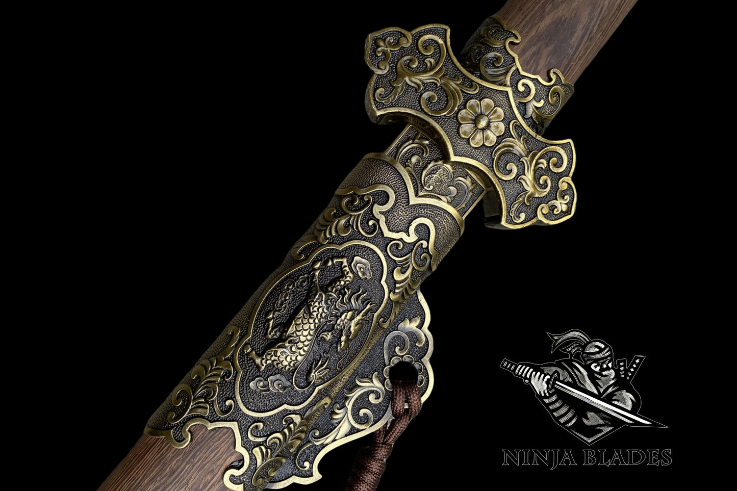 Double Edged Tang Sword Dull Blade Replica