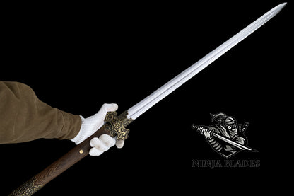 Double Edged Tang Sword Dull Blade Replica