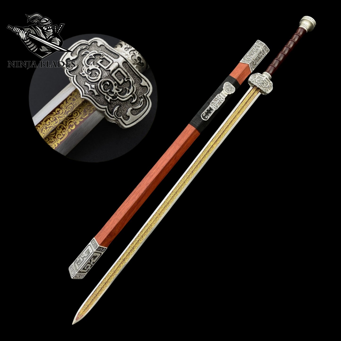 Chinese Ancient Han Sword-Imperial Firestorm