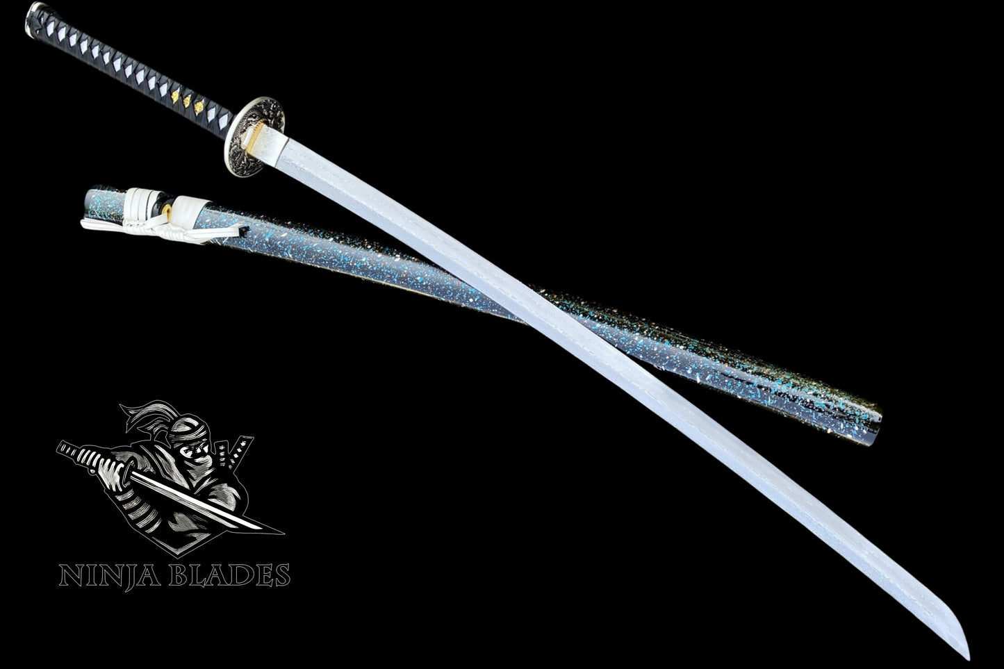 Premium Katana with Damascus Blade & Dragon Tsuba