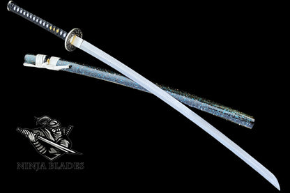 Premium Katana with Damascus Blade & Dragon Tsuba