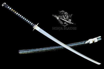 Premium Katana with Damascus Blade & Dragon Tsuba